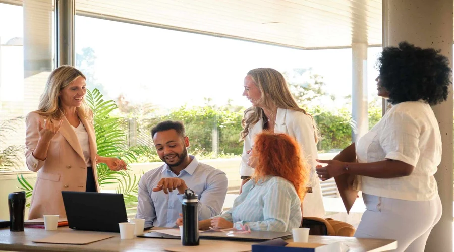 Examples of effective team dynamics in diverse environments