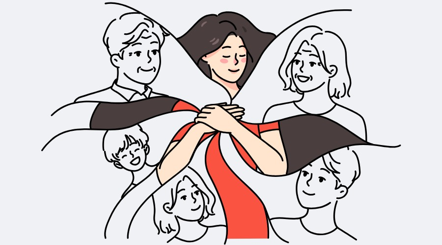 You show strong empathy to others