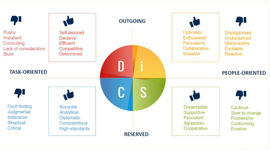 explanation of four disc personality styles at work
