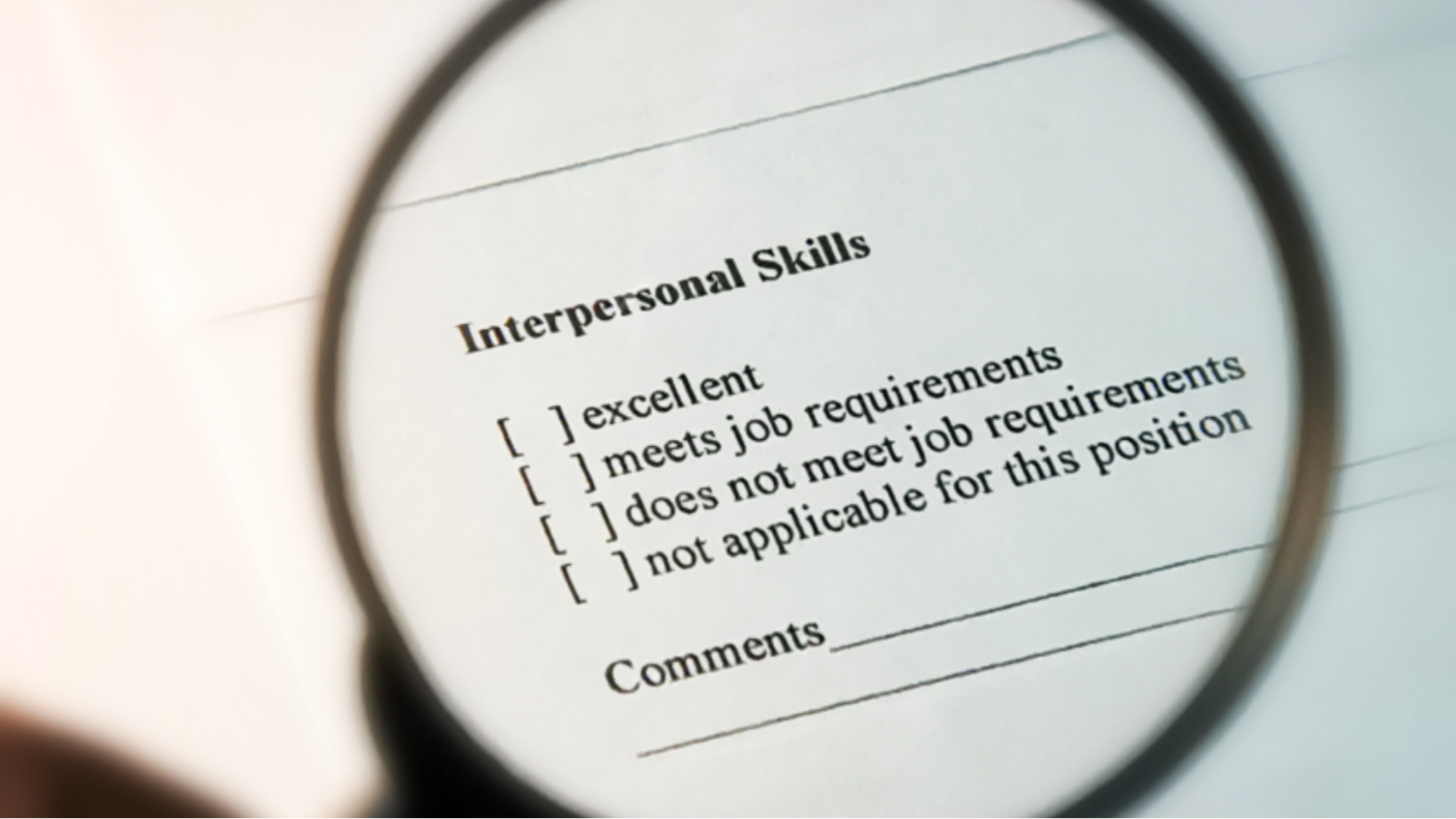 The importance of interpersonal skills
