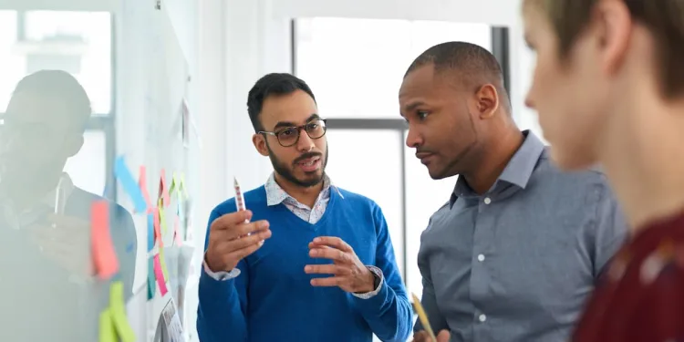 Candidate giving example of strong problem-solving skills